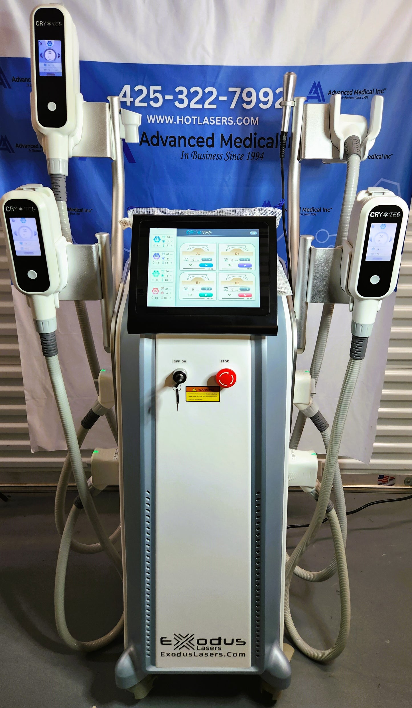 Cry-Tec Fat Freezing Machine with 4 handpieces No Cards Needed