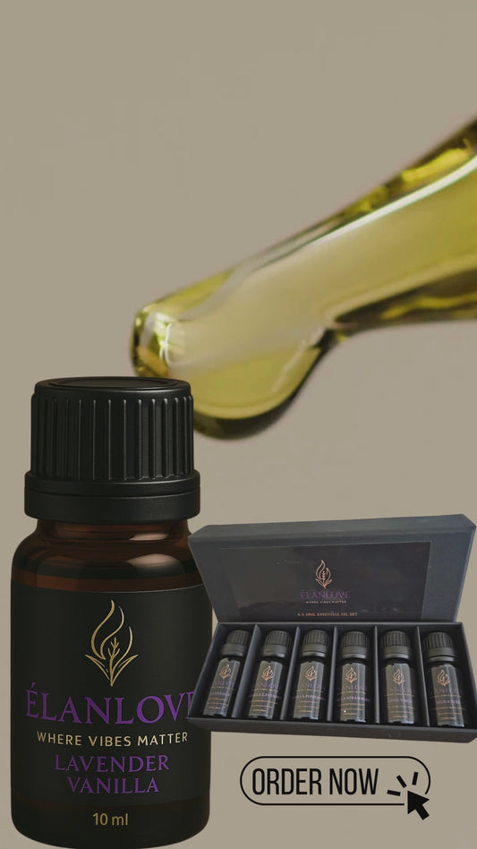 ElanLove Essential Oil Gift Set (ALL NATURAL ORGANIC)